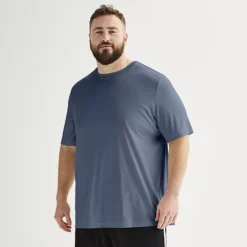 Big & Tall Tek Gear® Dry Tek Tee -Tek Gear Shop 3933692 Drought Blue