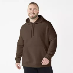 Big & Tall Tek Gear® Ultra Soft Pullover Hoodie -Tek Gear Shop 4972228 Birk Brown
