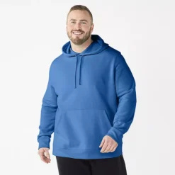 Big & Tall Tek Gear® Ultra Soft Pullover Hoodie -Tek Gear Shop 4972228 Majestic Blue