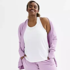 Plus Size Tek GearĀ® Essential Racerback Tank Top