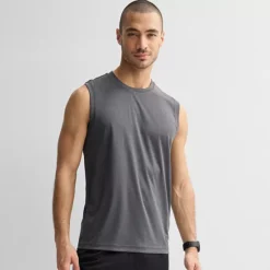Men's Tek Gear Dry Tek Muscle Tank 16 Men's Tek Gear Dry Tek Muscle Tank -Tek Gear Shop 5262221 Grey Texture