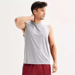 Men's Tek Gear Dry Tek Muscle Tank 17 Men's Tek Gear Dry Tek Muscle Tank -Tek Gear Shop 5262221 Silver Spring Grid 1