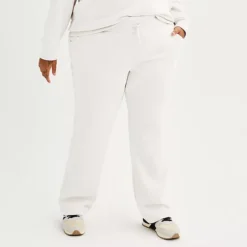 Plus Size Tek Gear® Ultrasoft Fleece Pants -Tek Gear Shop 5540618 Ivory Tusk
