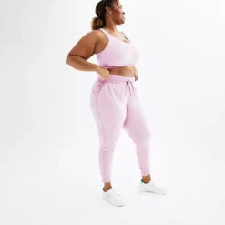 Plus Size Tek Gear® Ultrasoft Fleece Jogger Pants -Tek Gear Shop 5541074 ALT2