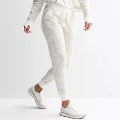 Women's Tek Gear® Ultrasoft Fleece Jogger Pants 34 Women's Tek Gear® Ultrasoft Fleece Jogger Pants -Tek Gear Shop 5543907 Beige Abstract Floral