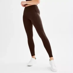 Women's Tek Gear® Ultrastretch High-Waisted Side Pocket Full-Length Leggings 20 Women's Tek Gear® Ultrastretch High-Waisted Side Pocket Full-Length Leggings -Tek Gear Shop 5550156 Birk Brown