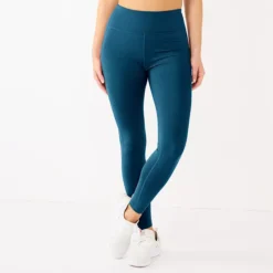Women's Tek Gear® Ultrastretch High-Waisted Side Pocket Full-Length Leggings 18 Women's Tek Gear® Ultrastretch High-Waisted Side Pocket Full-Length Leggings -Tek Gear Shop 5550156 Blue Crayon