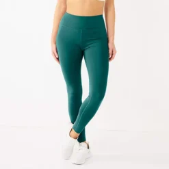 Women's Tek Gear® Ultrastretch High-Waisted Side Pocket Full-Length Leggings 19 Women's Tek Gear® Ultrastretch High-Waisted Side Pocket Full-Length Leggings -Tek Gear Shop 5550156 Dark Storm Teal