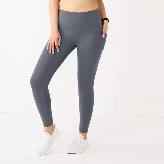 Petite Tek Gear® Ultrastretch High-Waisted 7/8 Leggings With Side Pockets 11 Petite Tek Gear® Ultrastretch High-Waisted 7/8 Leggings With Side Pockets - Image 11