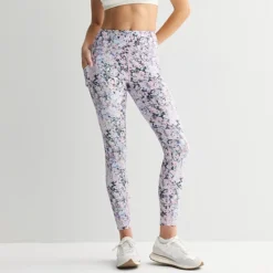 Petite Tek Gear® Ultrastretch High-Waisted 7/8 Leggings With Side Pockets 15 Petite Tek Gear® Ultrastretch High-Waisted 7/8 Leggings With Side Pockets -Tek Gear Shop 5567569 Multi Fauna