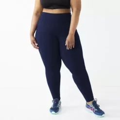 Plus Size Tek Gear® Ultrastrech High-Waisted Side Pocket Leggings -Tek Gear Shop 5567969 Navy Romance