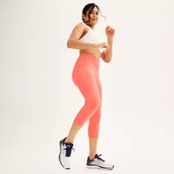 Women's Tek Gear® Ultrastretch Pocket High-Waisted Capri Leggings -Tek Gear Shop 5660787 ALT3