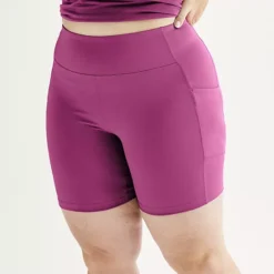 Plus Size Tek Gear® Ultrastretch 7-Inch Bike Shorts -Tek Gear Shop 5663392 Elegant Berry