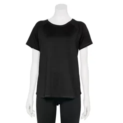 Women's Tek Gear® Adaptive Dry Tek Tee -Tek Gear Shop 5913948 Mineral Black 1