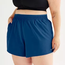 Plus Size Tek Gear® Woven Run Shorts -Tek Gear Shop 5955544 Blue Crayon 1