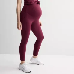 Maternity Tek Gear® Ultrastretch 7/8 Leggings -Tek Gear Shop 6073650 Spanish Wine