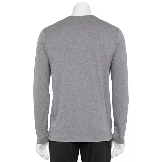 Men's Tek Gear® Long Sleeve Essential Tee 2 Men's Tek Gear® Long Sleeve Essential Tee - Image 2