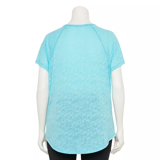 Plus Size Tek Gear® Adaptive Core Raglan Tee 2 Plus Size Tek Gear® Adaptive Core Raglan Tee - Image 2