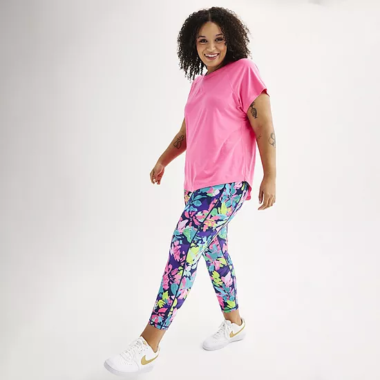 Plus Size Tek Gear® Adaptive Core Raglan Tee 4 Plus Size Tek Gear® Adaptive Core Raglan Tee - Image 4