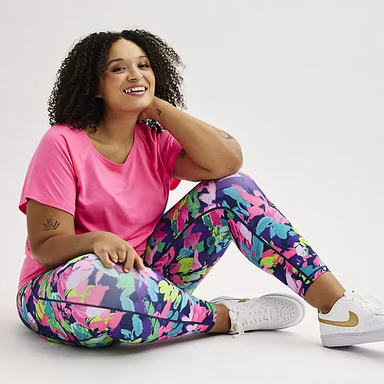 Plus Size Tek Gear® Adaptive Core Raglan Tee 5 Plus Size Tek Gear® Adaptive Core Raglan Tee - Image 5