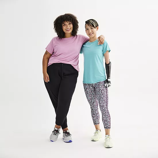 Plus Size Tek Gear® Adaptive Core Raglan Tee 6 Plus Size Tek Gear® Adaptive Core Raglan Tee - Image 6