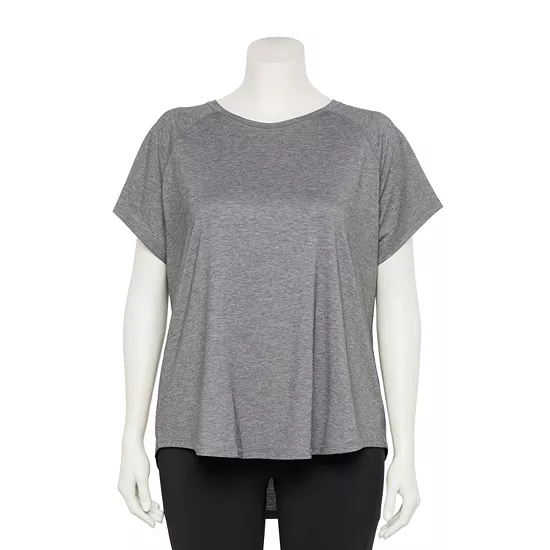 Plus Size Tek Gear® Adaptive Core Raglan Tee 7 Plus Size Tek Gear® Adaptive Core Raglan Tee - Image 7