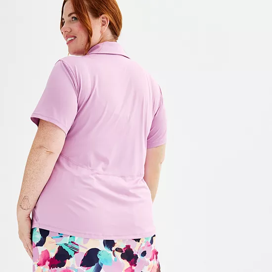 Plus Size Tek Gear® Curved Hem Golf Polo 2 Plus Size Tek Gear® Curved Hem Golf Polo - Image 2