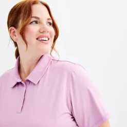 Plus Size Tek Gear® Curved Hem Golf Polo 6 Plus Size Tek Gear® Curved Hem Golf Polo -Tek Gear Shop 6508044 ALT2