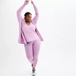 Plus Size Tek Gear® Built-In Bra Racerback Tank Top -Tek Gear Shop 6508133 ALT3