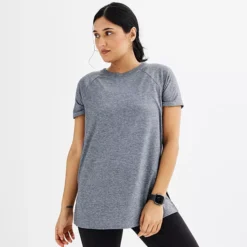 Women's Tek Gear® Essential Short Sleeve Tunic Tee -Tek Gear Shop 6520605 Smokey Slate