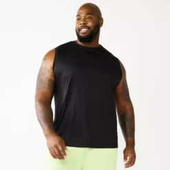 Big & Tall Tek Gear® Dry Tek Muscle Tank Top -Tek Gear Shop 6614915 Mineral Black