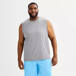 Big & Tall Tek Gear® Dry Tek Muscle Tank Top -Tek Gear Shop 6614915 Silver Spring