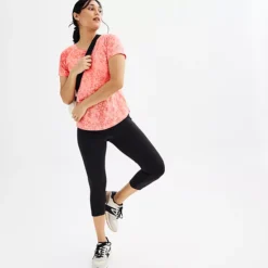 Petite Tek Gear® Essential Soft Capri Leggings -Tek Gear Shop 6620248 ALT3