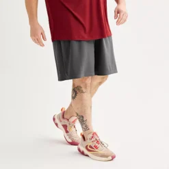 Big & Tall Tek Gear® Mesh Shorts 9" -Tek Gear Shop 6626980 Hawk Gray