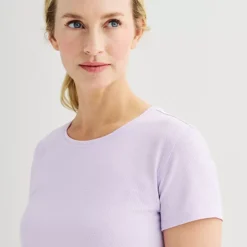 Women's Tek Gear® Mesh Short Sleeve Crewneck Top -Tek Gear Shop 6634589 ALT2