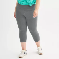 Plus Size Tek Gear® Essential Soft Capri Leggings 15 Plus Size Tek Gear® Essential Soft Capri Leggings -Tek Gear Shop 6636788 Charcoal