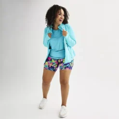 Plus Size Tek Gear® Adaptive Ultrastretch Bike Shorts -Tek Gear Shop 6644176 CP ALT61