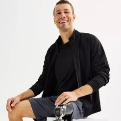 Men's Tek Gear® Adaptive Tricot Jacket -Tek Gear Shop 6651131 Mineral Black