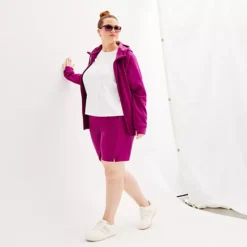 Plus Size Tek Gear® Ultrasoft Fleece Full-Zip Hooded Sweatshirt -Tek Gear Shop 6832571 ALT3