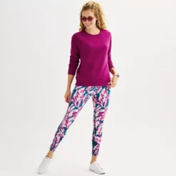 Petite Tek Gear® Ultrasoft Fleece Crewneck Pullover -Tek Gear Shop 6834085 ALT3