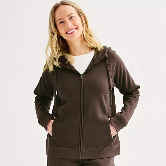 Women's Tek Gear® Ultrasoft Fleece Full-Zip Hooded Sweatshirt 15 Women's Tek Gear® Ultrasoft Fleece Full-Zip Hooded Sweatshirt - Image 15