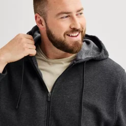 Big & Tall Tek Gear® Ultra Soft Fleece Zip-Front Hoodie -Tek Gear Shop 6942731 ALT2