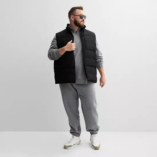 Big & Tall Tek Gear Ultra Soft Fleece Quarter-Zip 4 Big & Tall Tek Gear Ultra Soft Fleece Quarter-Zip - Image 4