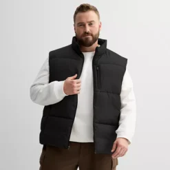 Big & Tall Tek Gear Insulated Puffer Vest -Tek Gear Shop 6966143 Mineral Black