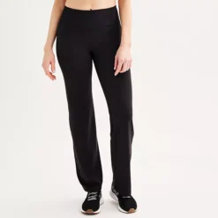 Women's Tek Gear® Essential Soft High-Rise Bootcut Pants In Regular & Plus Size -Tek Gear Shop 6975336 Mineral Black