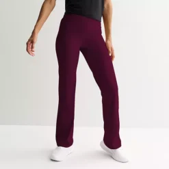 Women's Tek Gear® Essential Soft High-Rise Bootcut Pants In Regular & Plus Size -Tek Gear Shop 6975336 Spanish Wine