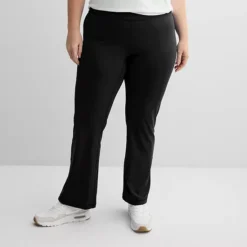 Plus Size Tek Gear® Ultrastretch Bootcut Pants -Tek Gear Shop 6976817 Mineral Black