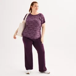 Plus Size Tek Gear® Essential Soft Open Hem Pants -Tek Gear Shop 6987311 ALT3
