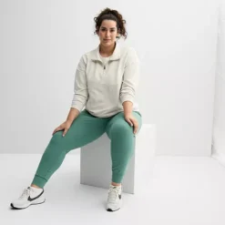 Plus Size Tek Gear® Essential Soft Foldover Jogger Pants -Tek Gear Shop 7009298 ALT3