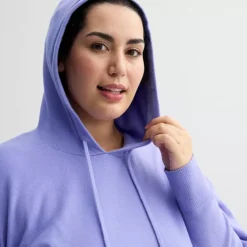 Plus Size Tek Gear® Tunic Hoodie Sweater -Tek Gear Shop 7009472 ALT2